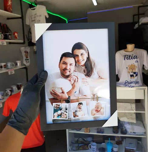 Quadro Personalizado Foto Casal Presente Dia Dos Pais