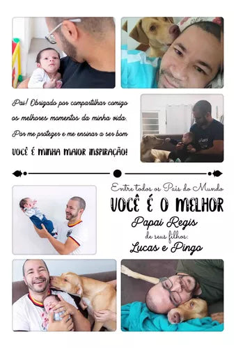 Quadro Personalizado Melhor Pai Presente Dia Dos Pais